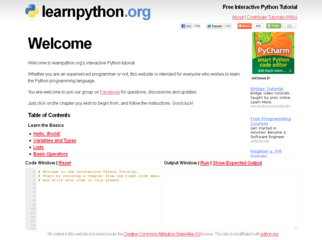 Python Interactive Tutorial