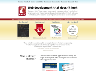 Ruby on Rails web framework