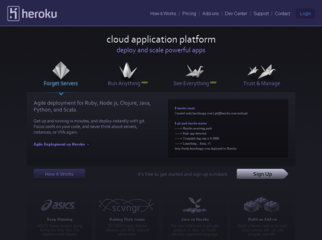 Heroku cloud hosting
