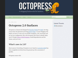 Octopress Ruby blogging software
